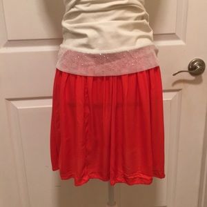 ❤️Gap elastic mini skirt - red size small EUC